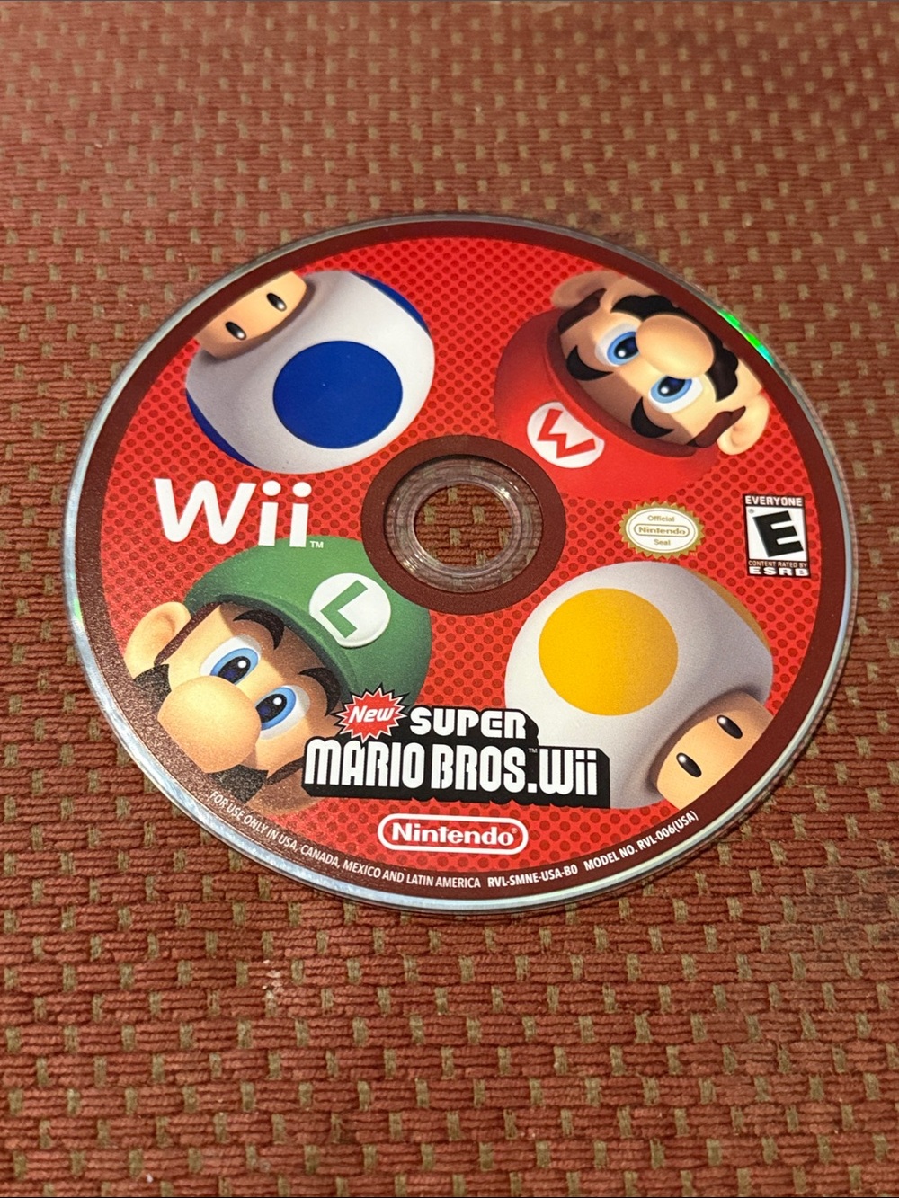 Nintendo New Super Mario Bros. Wii Disc Only